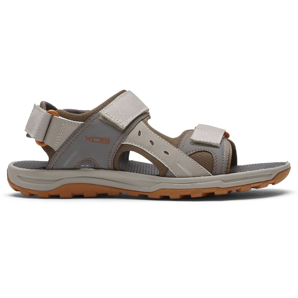 Rockport Xcs Trail Technique Adjustable - Mens Sandals - Grey - NZ (RYL-970815)